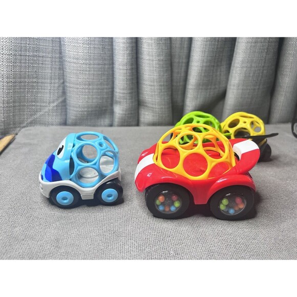 Oball Go Grippers Push Vehicles Cars Numbers Lot Baby Toys - Picture 3 of 14